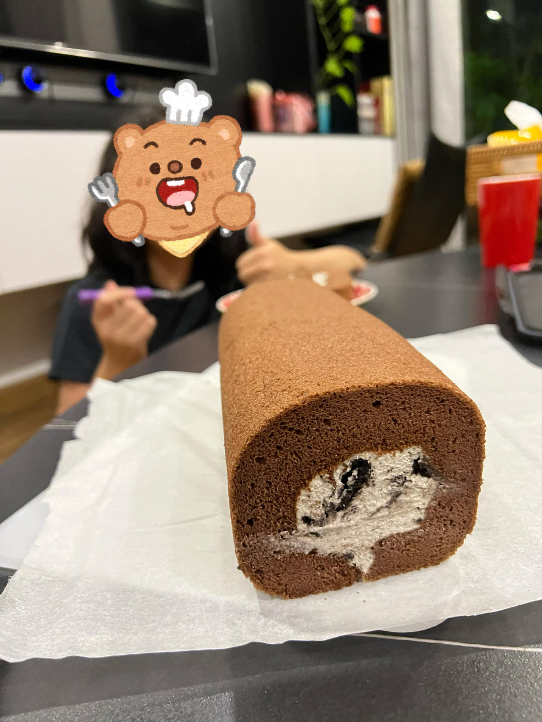 可可蛋糕卷(不消泡超浓郁巧克力口感)