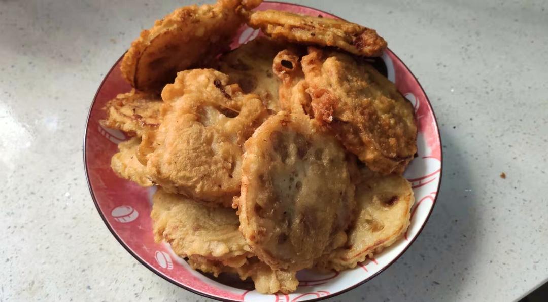 独门秘方-香酥可口的啤酒藕夹