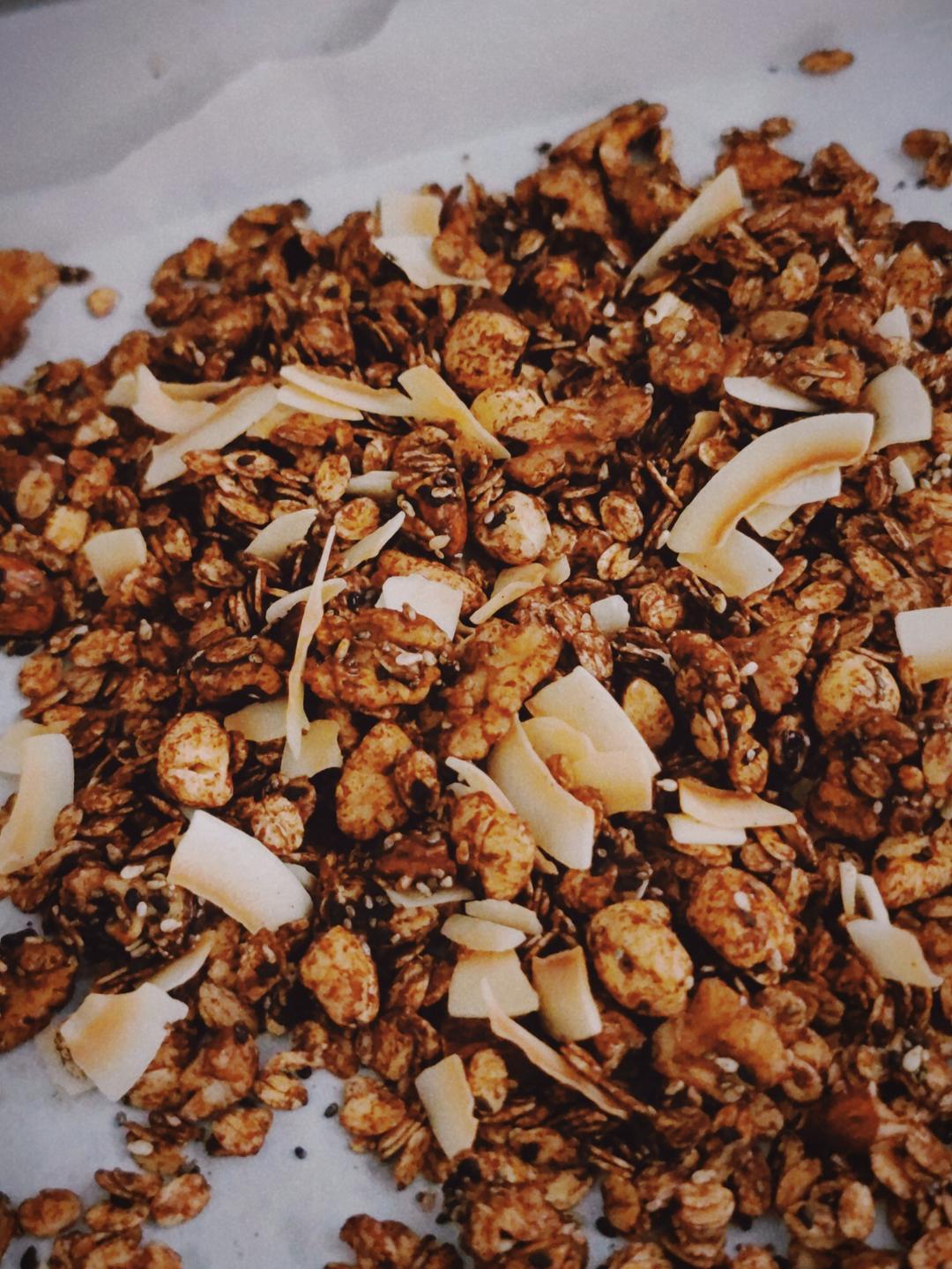 自制granola坚果燕麦片