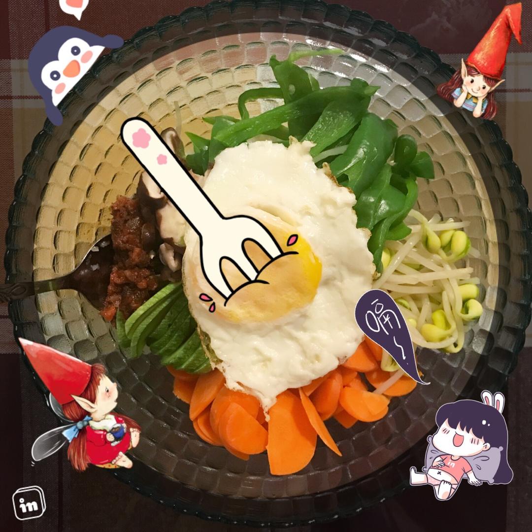 不用石锅的韩式拌饭