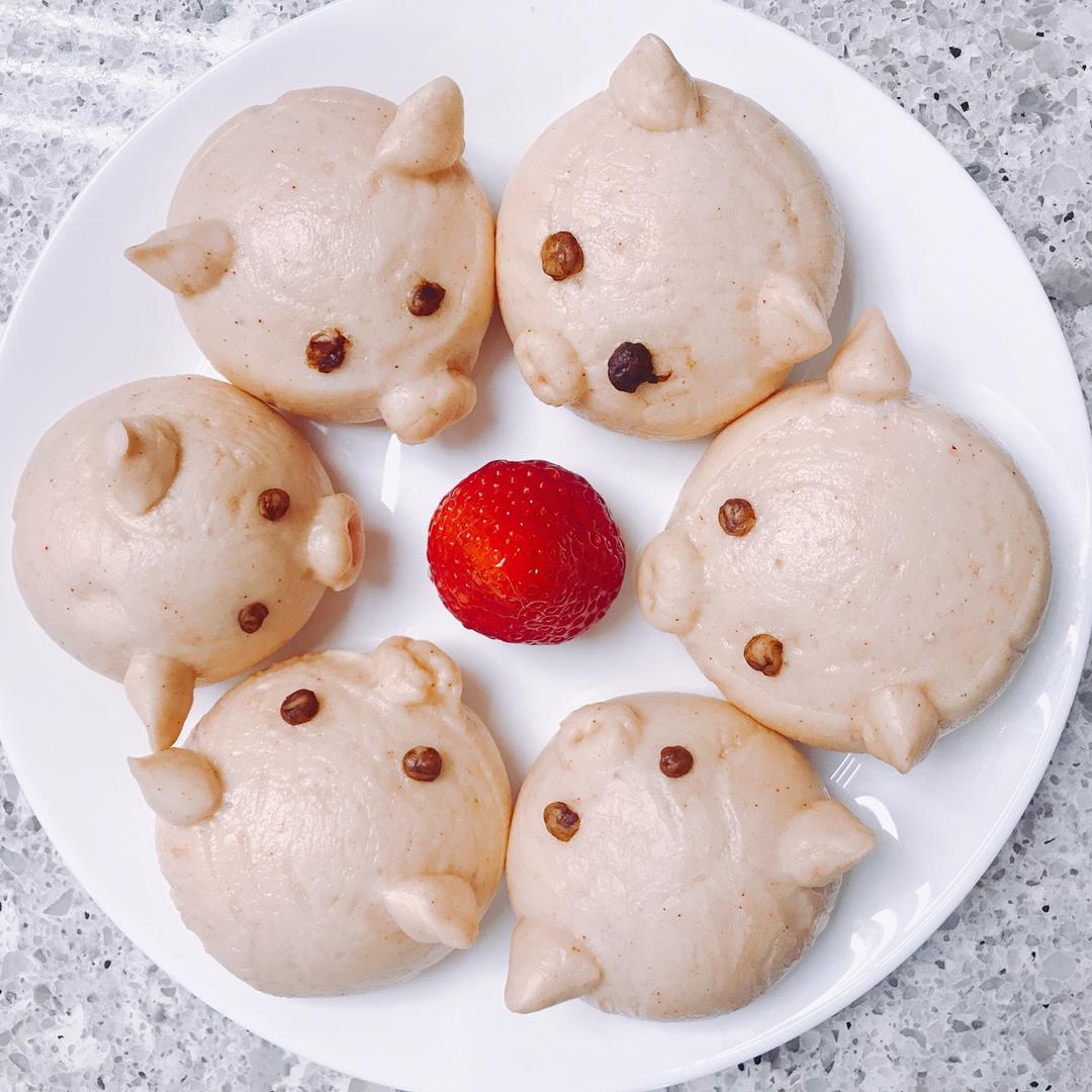 小美的小猪包卡通馒头