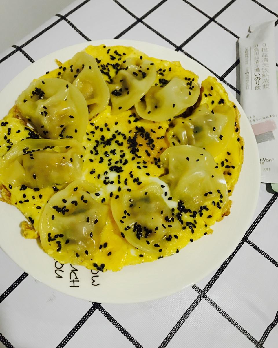 饺子煎蛋
