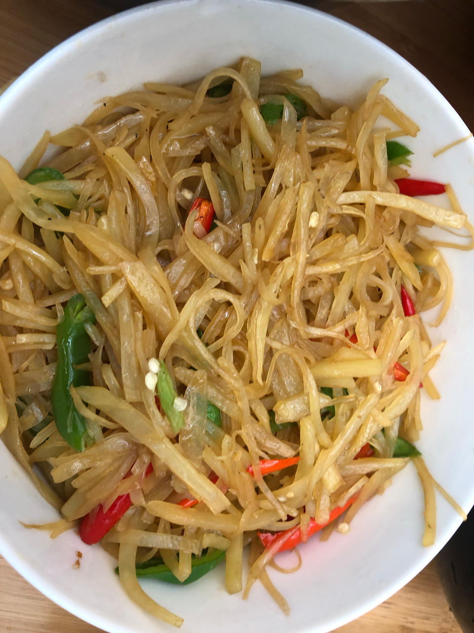 厨师长教你：“炝炒土豆丝”的家常做法，口感爽脆