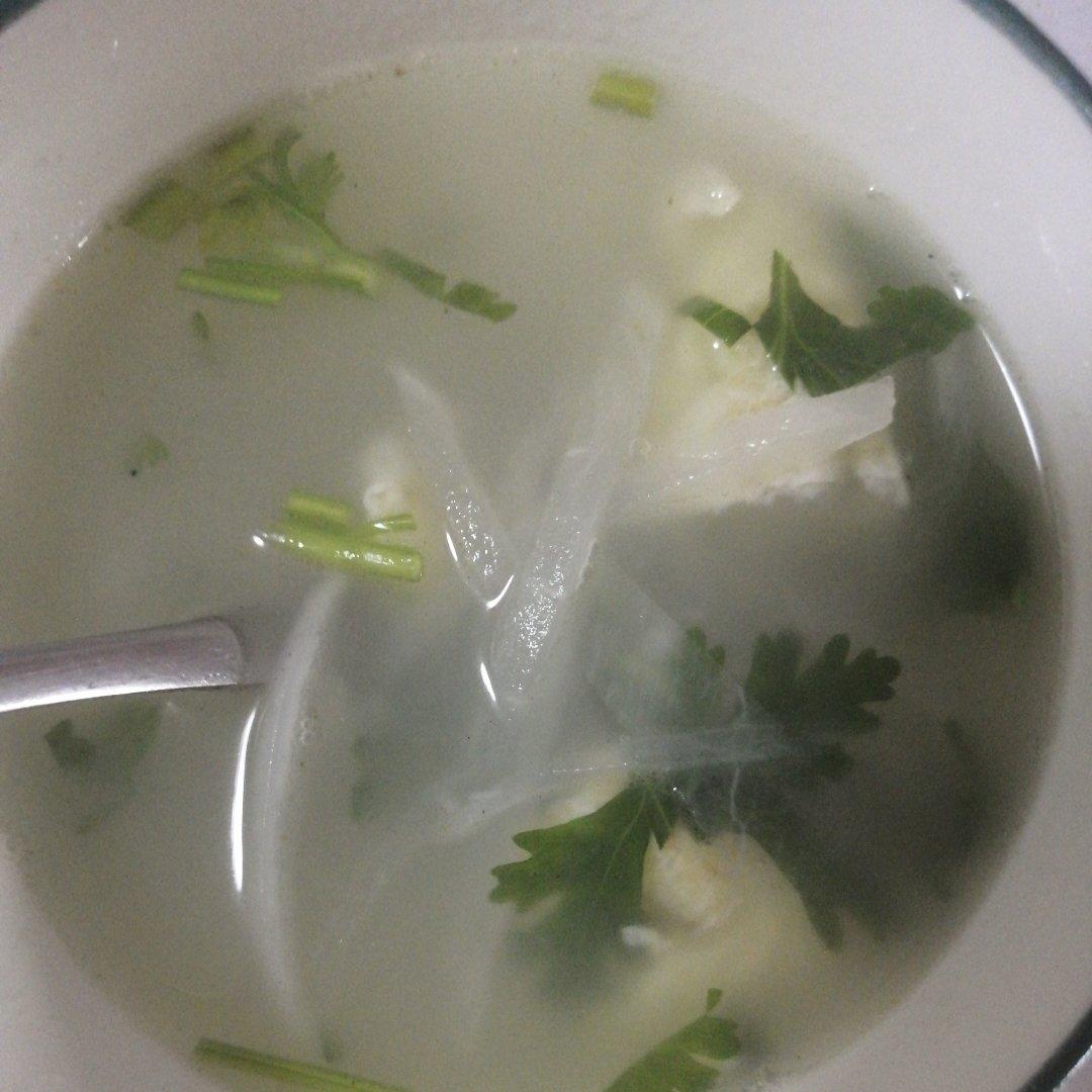 鸡蛋🥚萝卜汤！