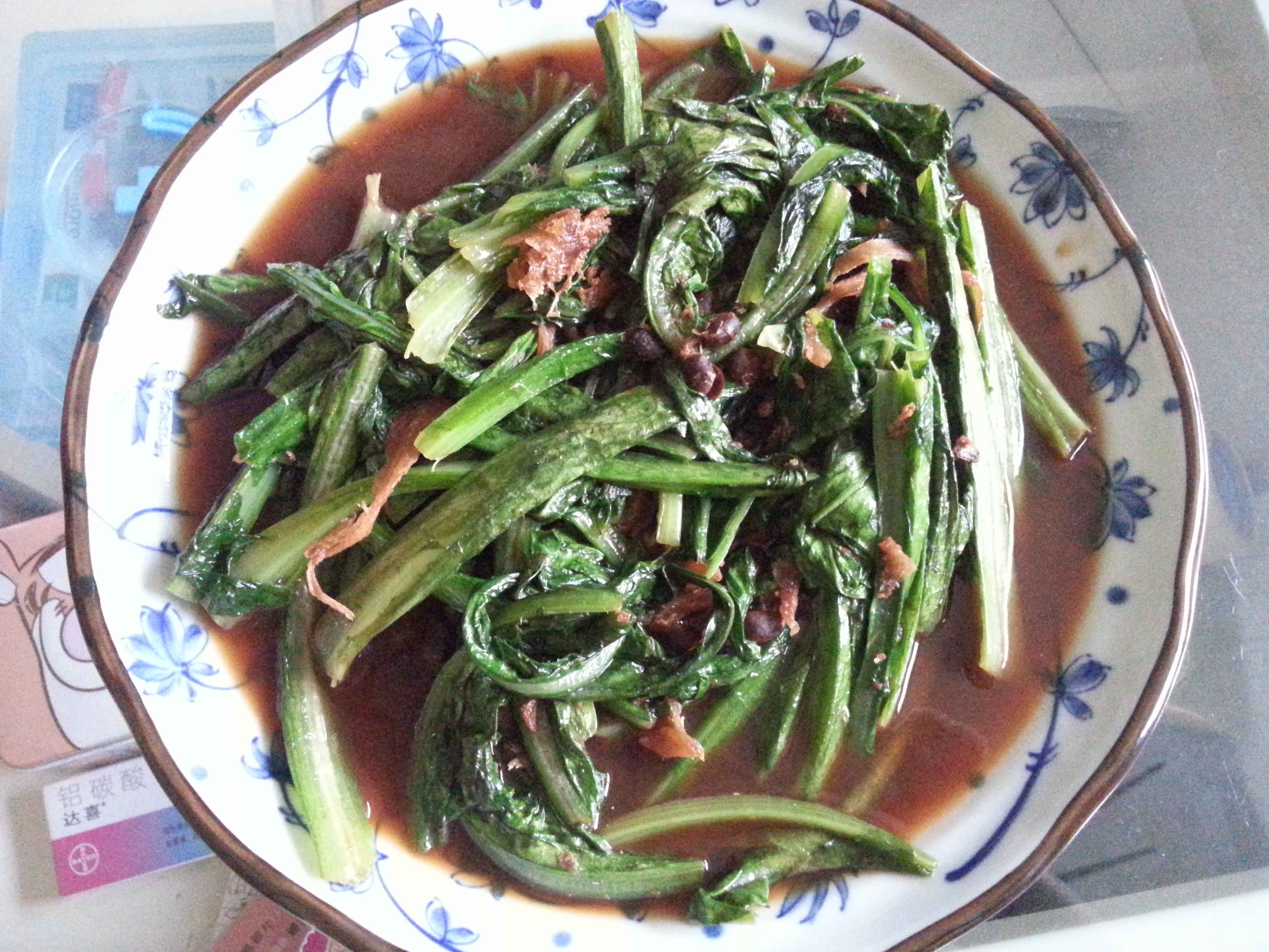 豆豉鲮鱼油麦菜
