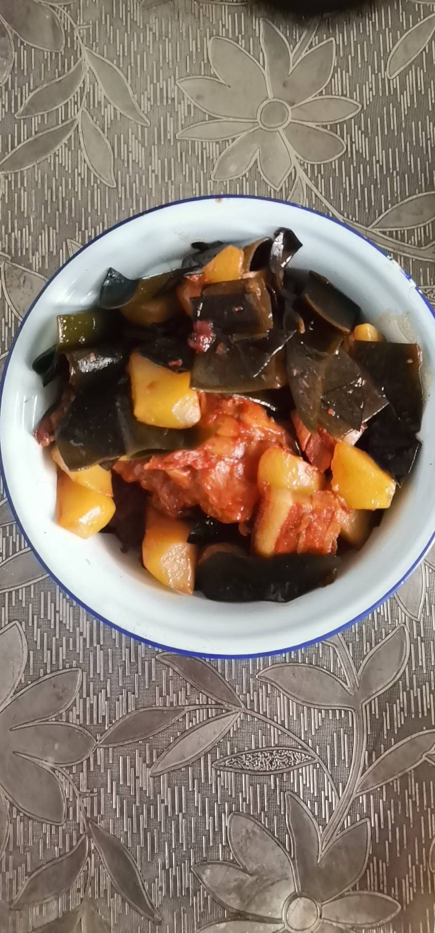土豆烧海带片