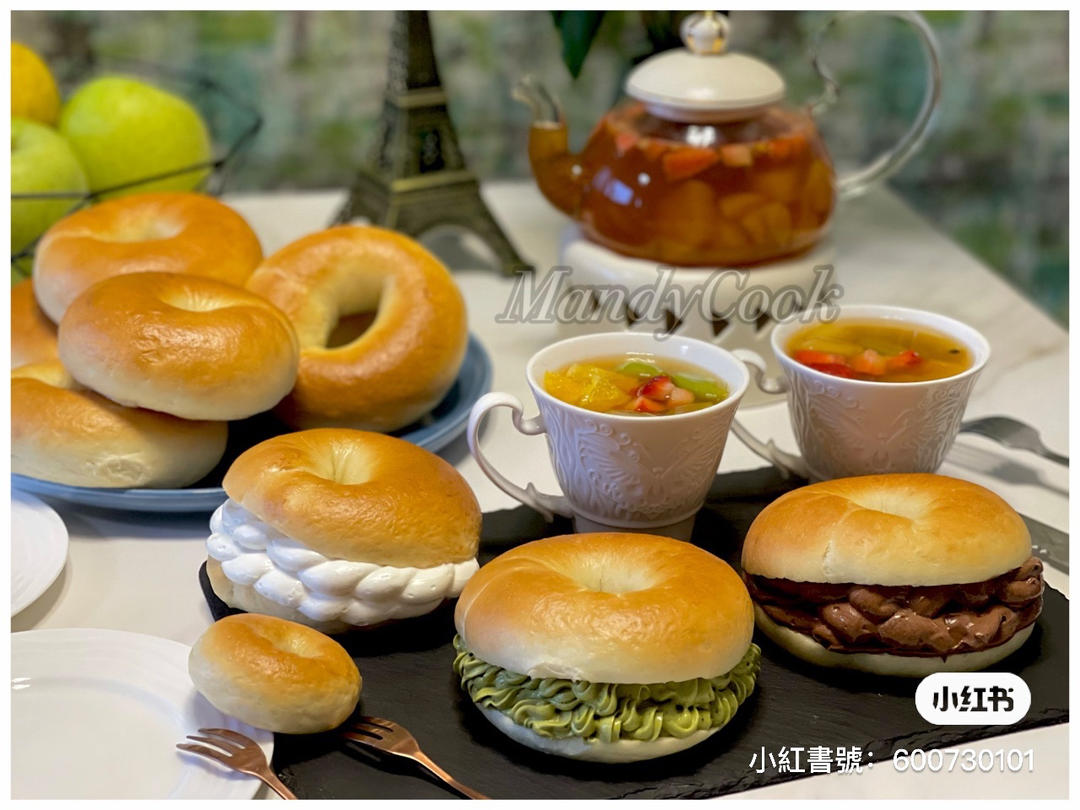 百搭的原味貝果