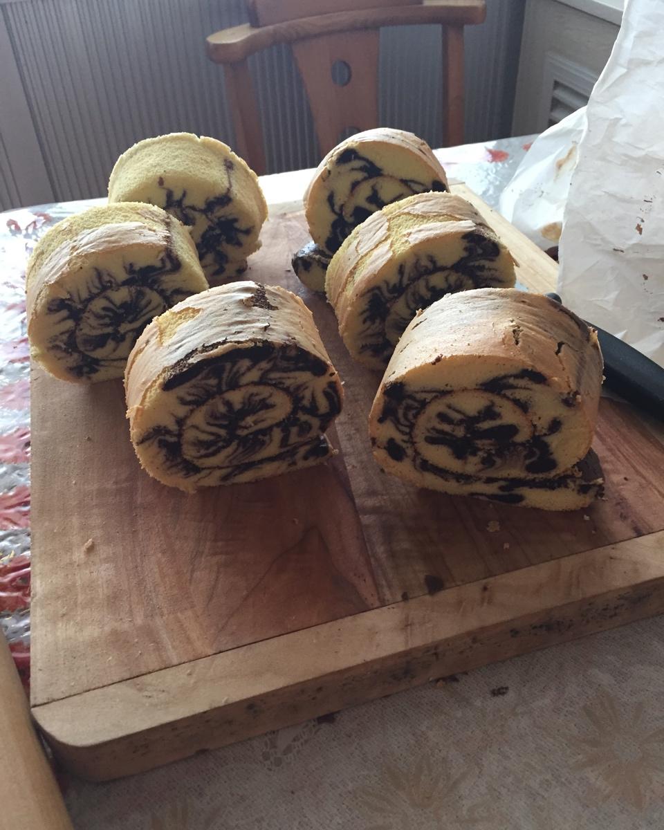 可可旋风蛋糕卷（视频）