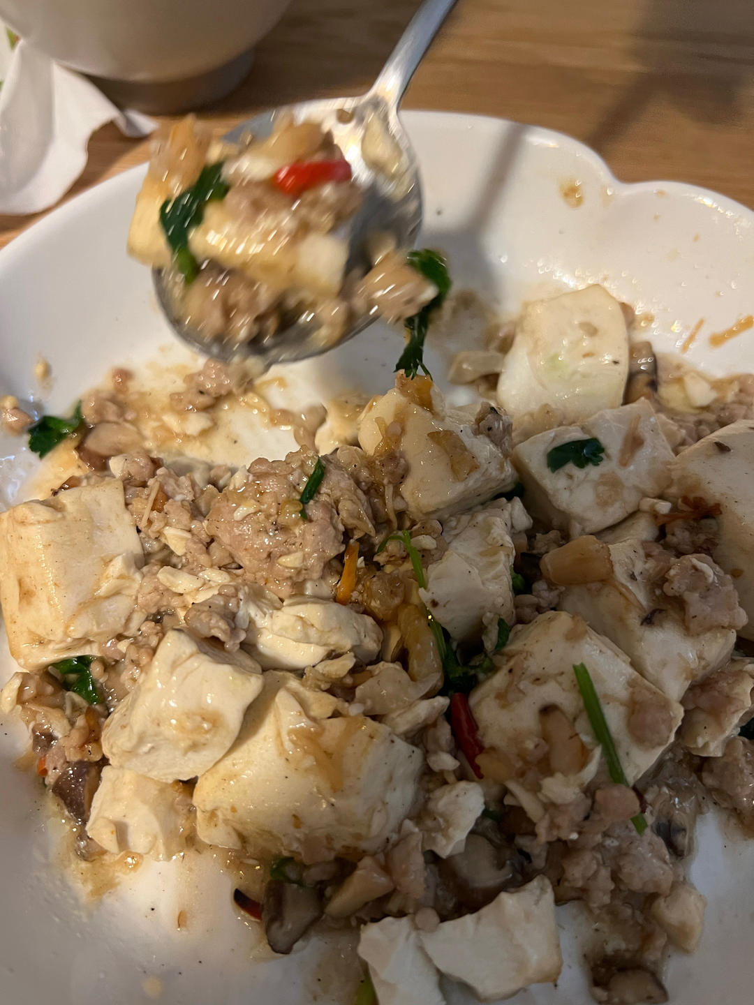 肉末嫩豆腐｜嫩滑口感爽口！这道快手菜超级下饭！！（减脂少油版）