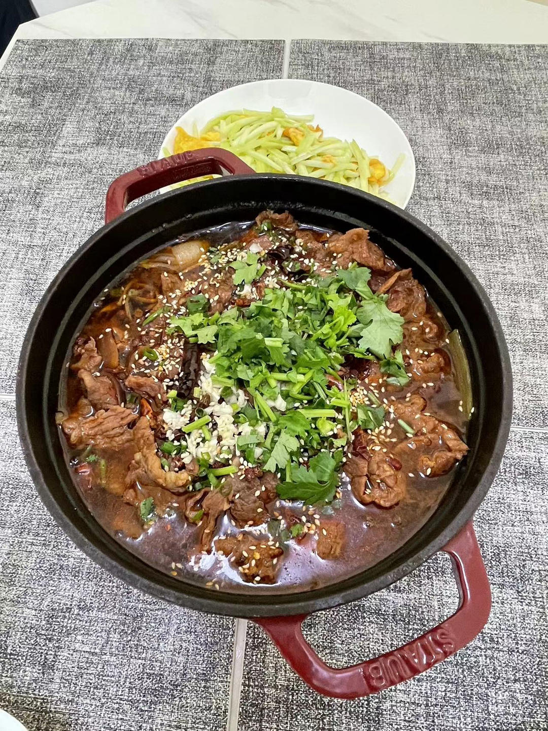 水煮牛肉（家庭版）