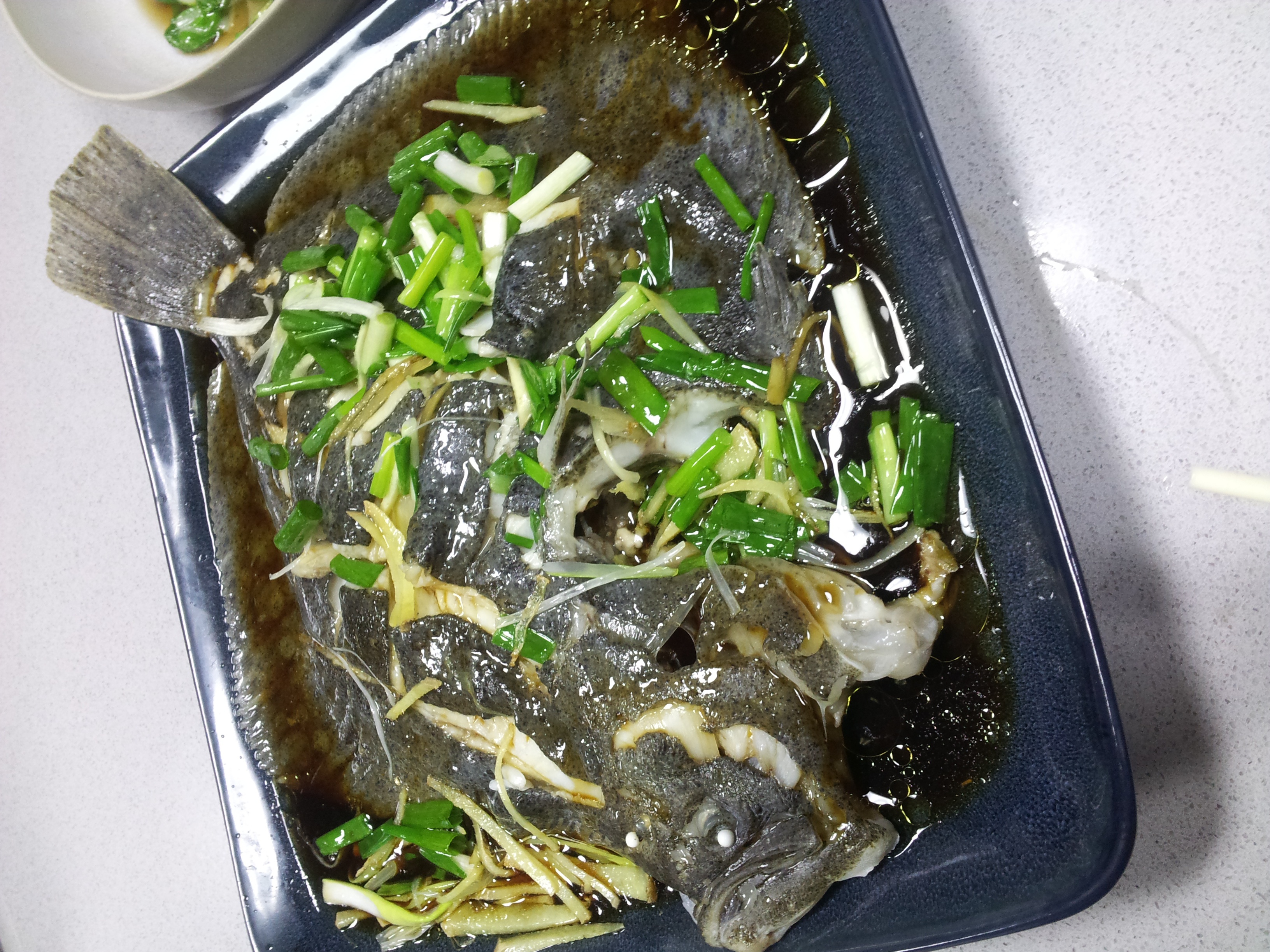 清蒸多宝鱼