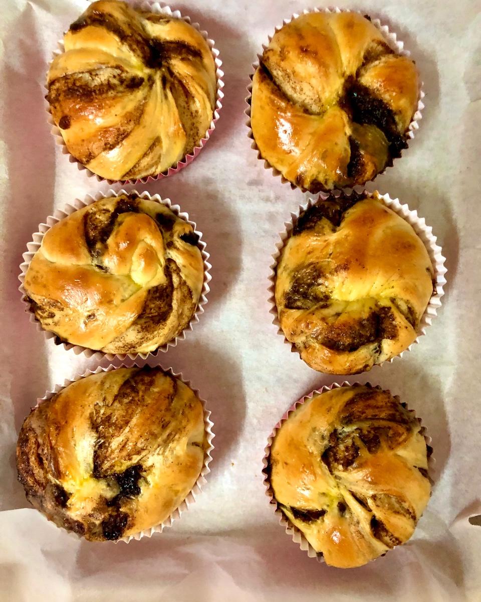 好吃但没罪恶感的法式肉桂卷(cinnamon buns)