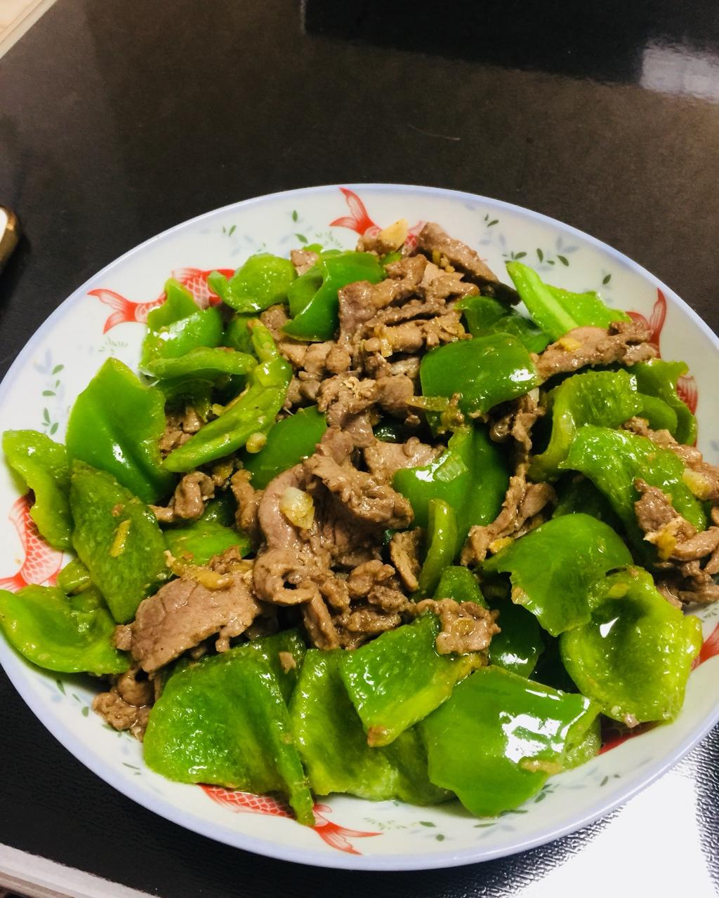 超级嫩的青椒牛肉丝