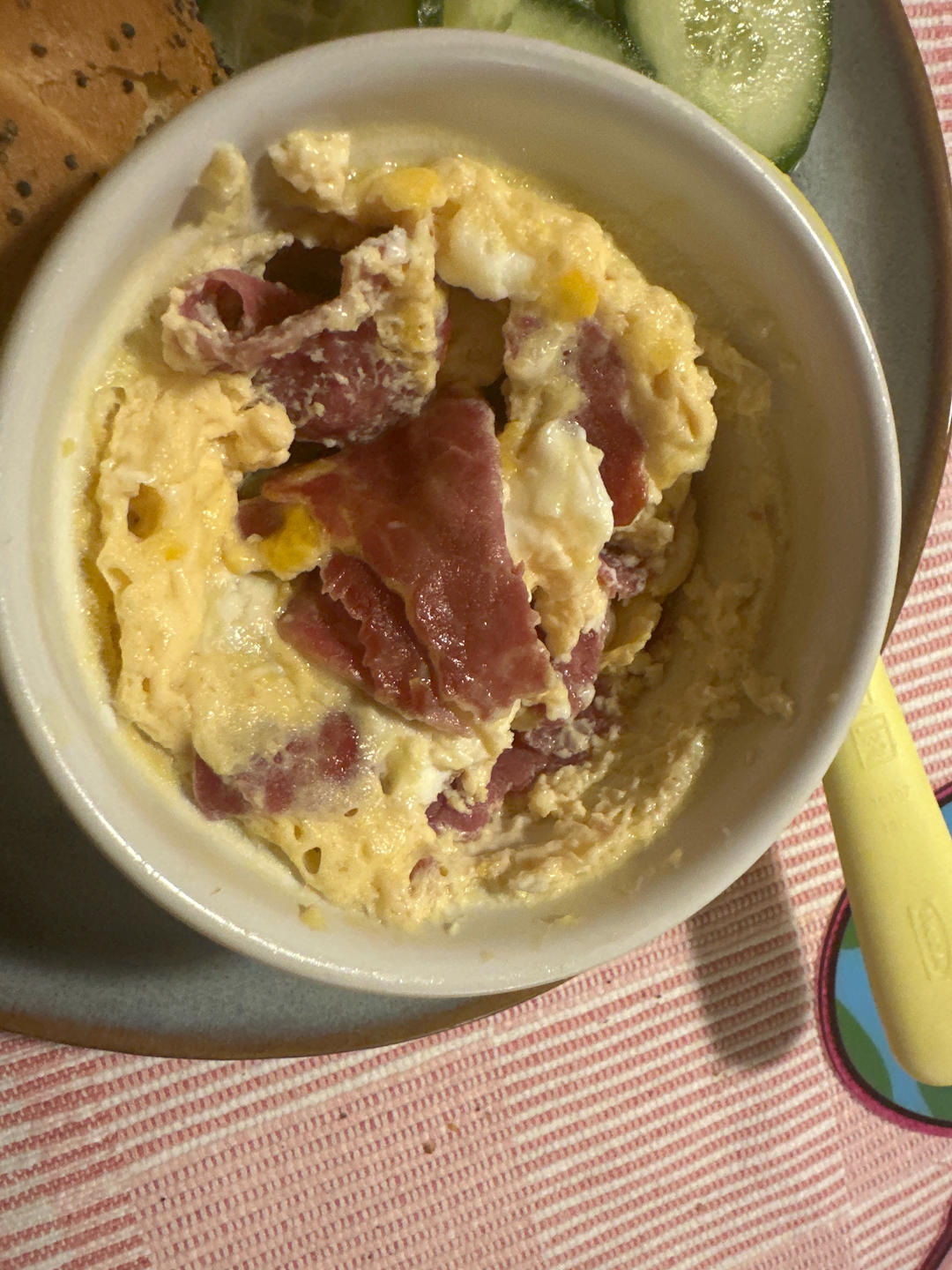 微波炉牛奶蒸蛋