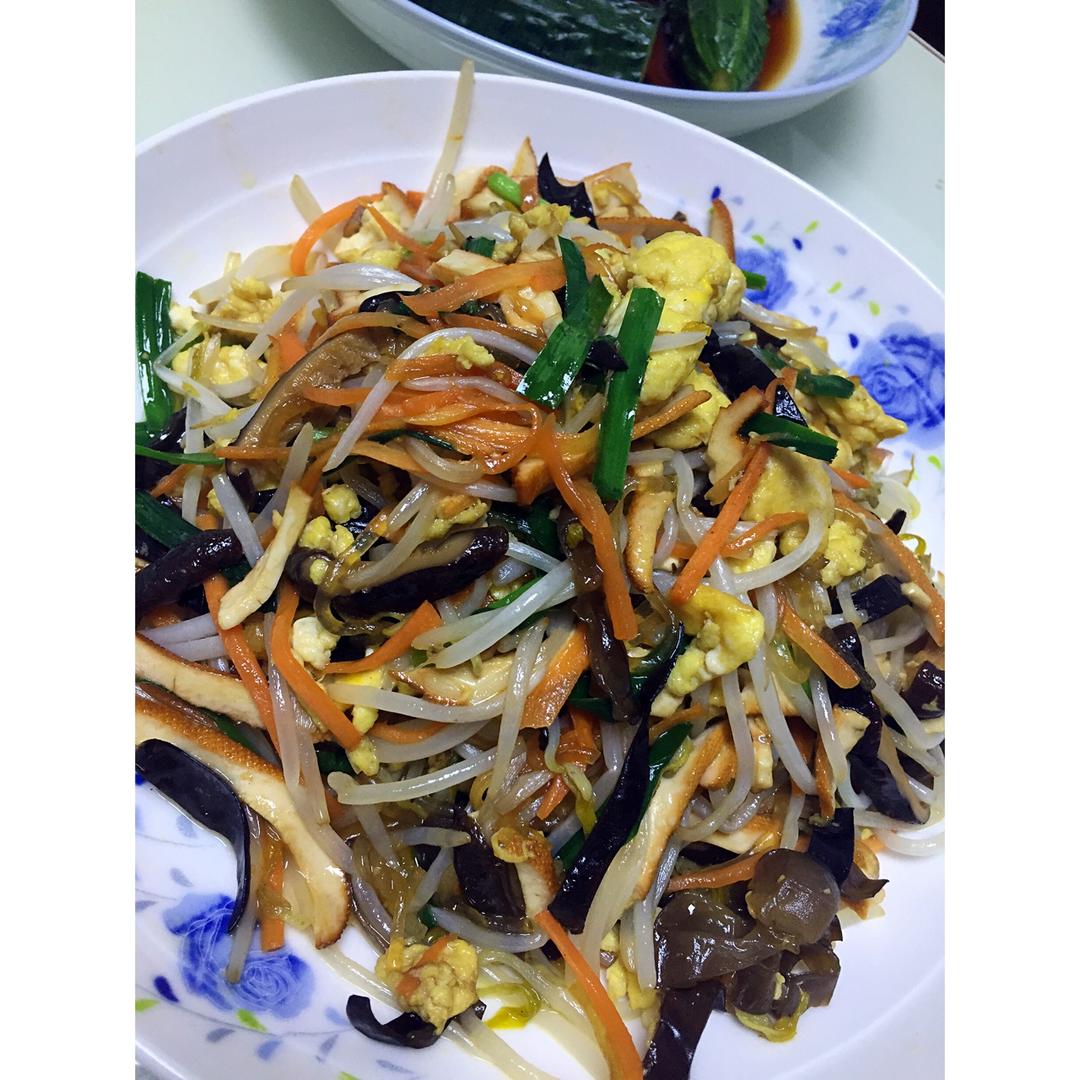 酒店版炒合菜