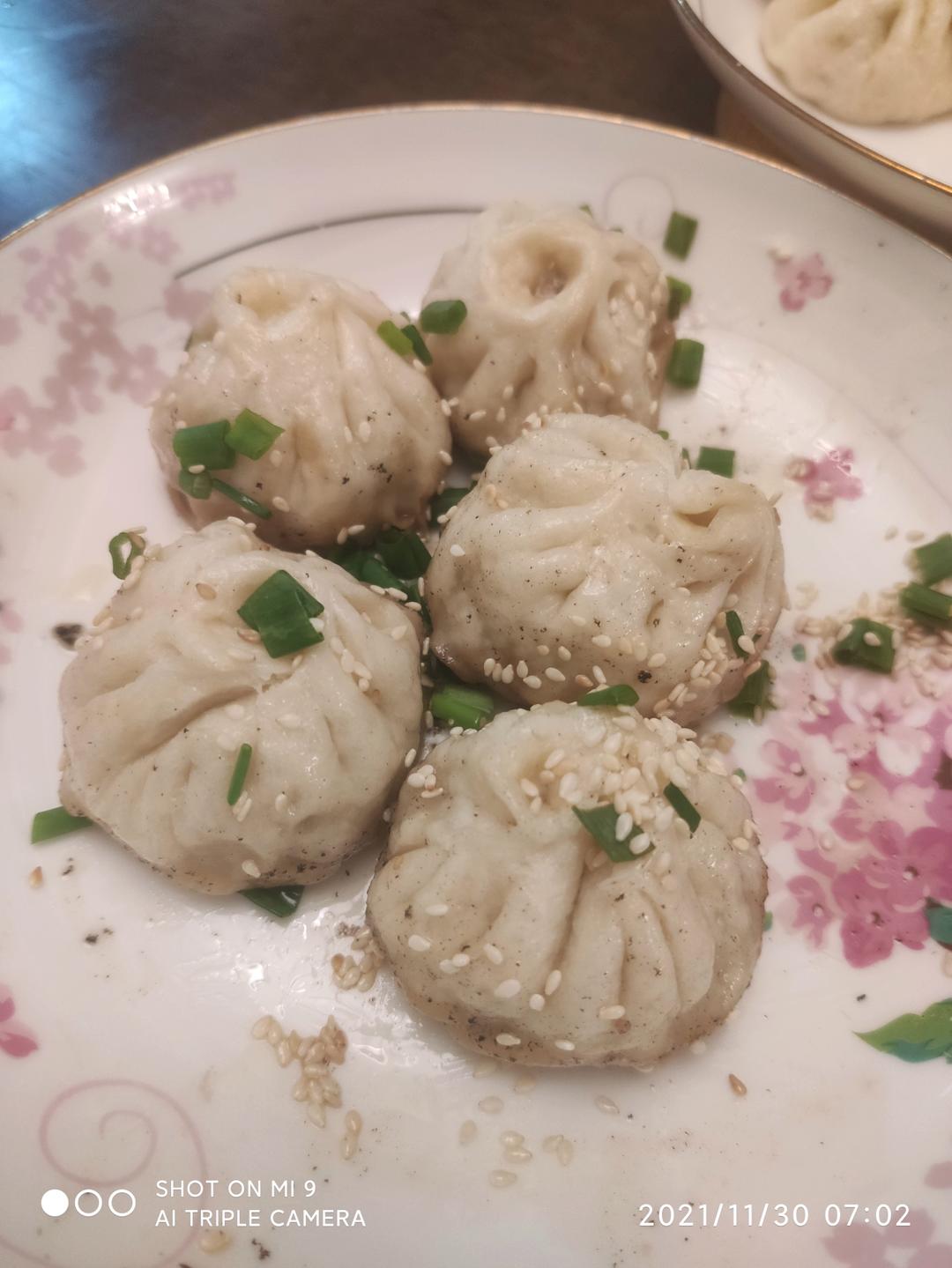 生煎包（水煎包）头夜低温发酵法