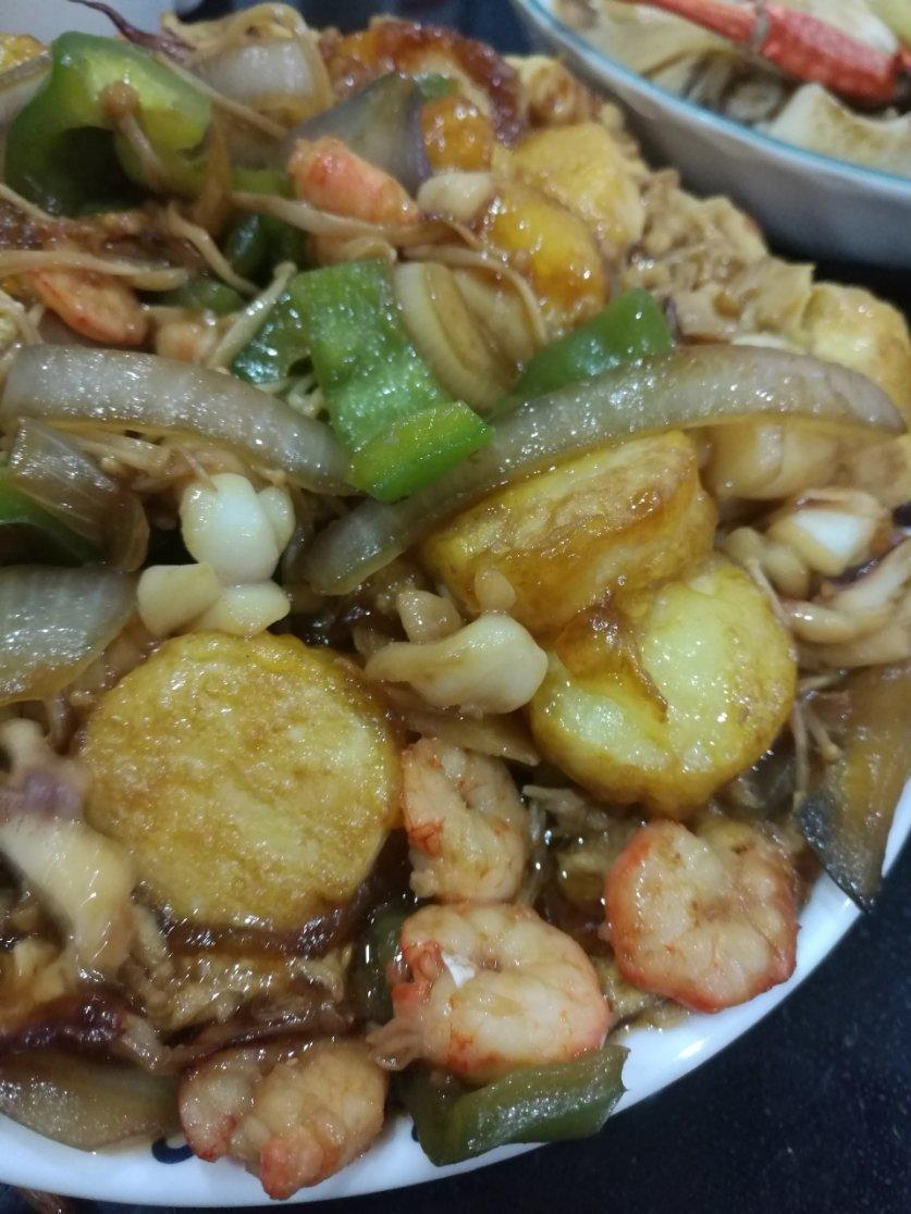 浓汁海鲜日本豆腐烧－视频【没牌子】