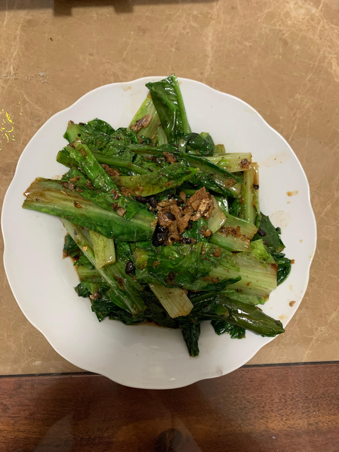 豆豉鲮鱼油麦菜