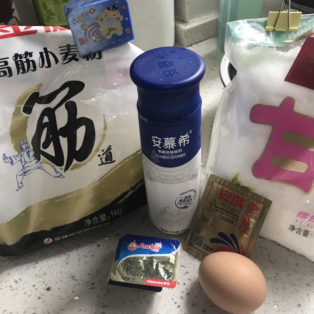 纯奶手撕吐司的做法 步骤1