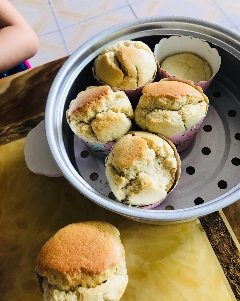 戚风杯子蛋糕^_^不开裂不回缩喔～