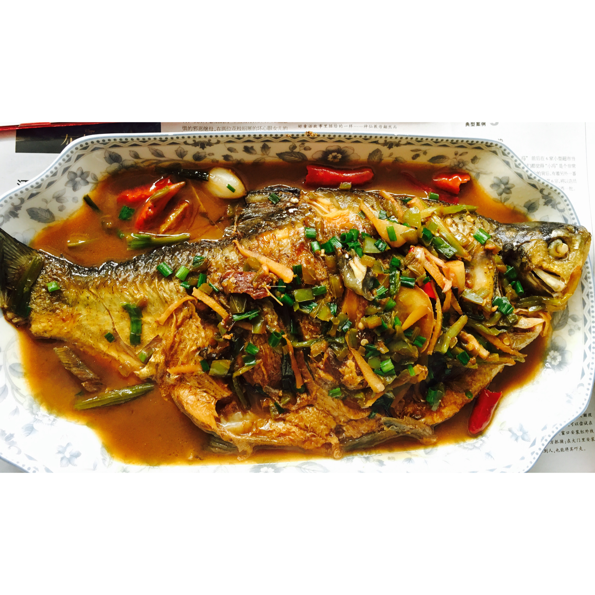 红烧鳊鱼