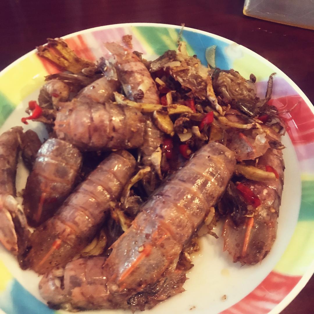 椒盐皮皮虾
