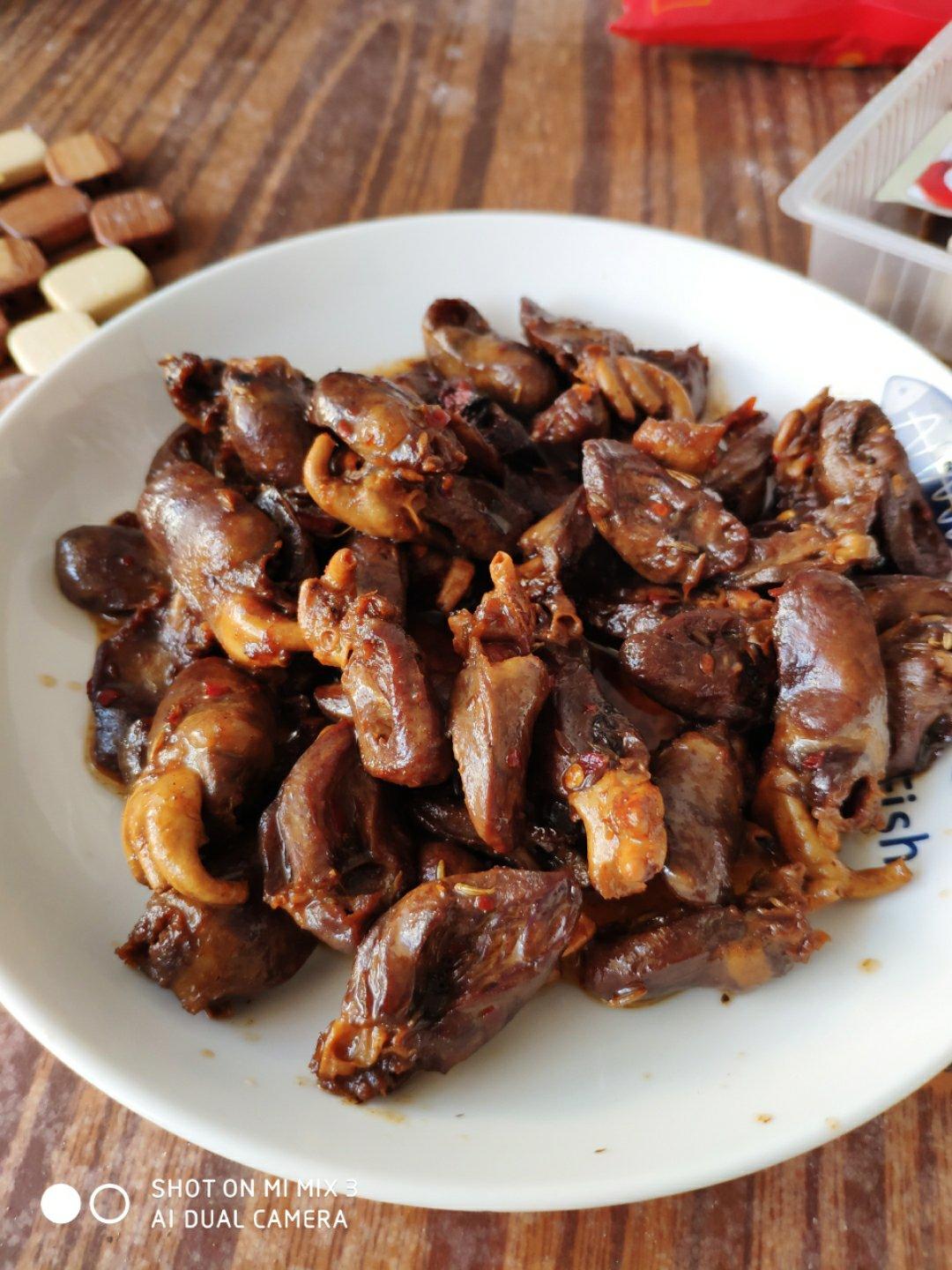 孜然鸡心