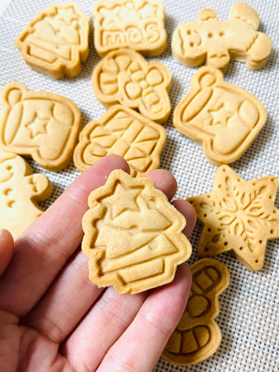 萌萌哒圣诞黄油小饼干的做法 步骤9