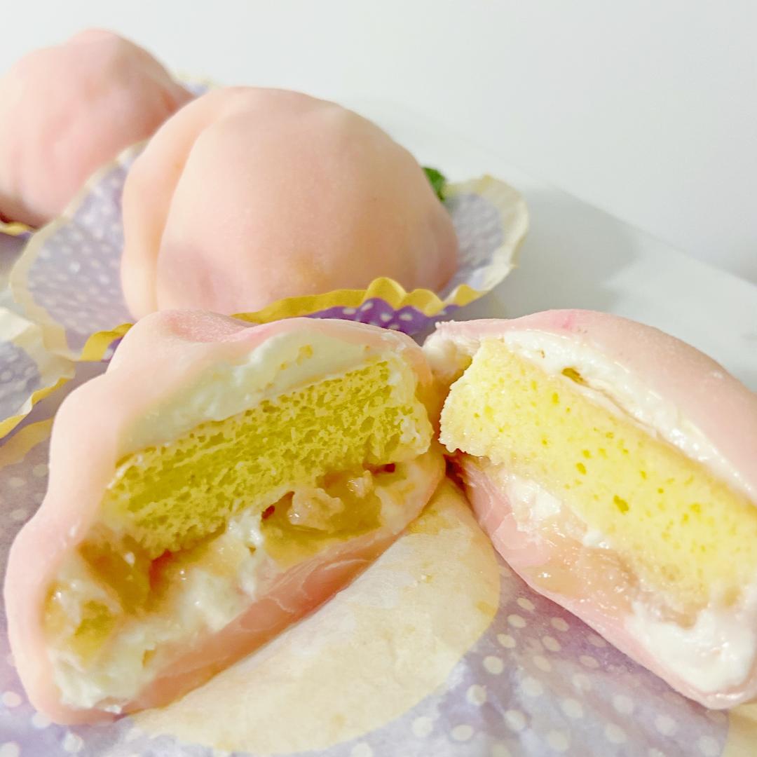 桃子🍑雪媚娘夹心蛋糕
