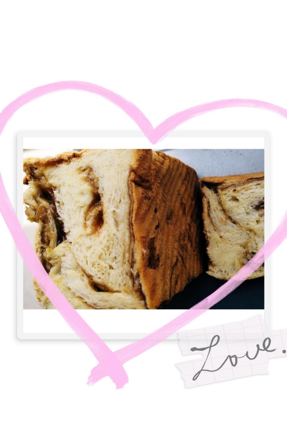 双重拉丝的红糖麻薯吐司