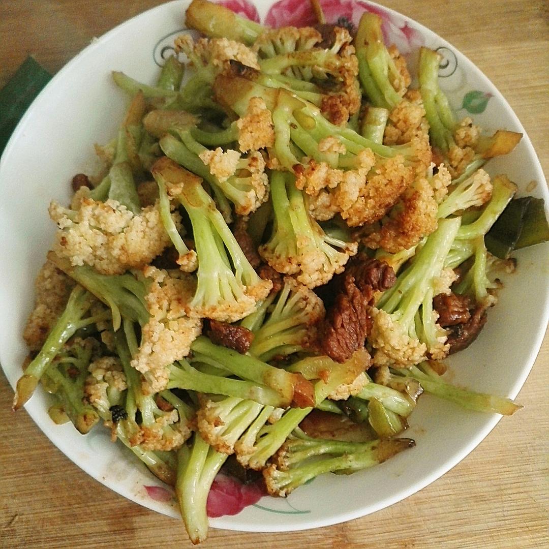 健康家常味做的炒花菜