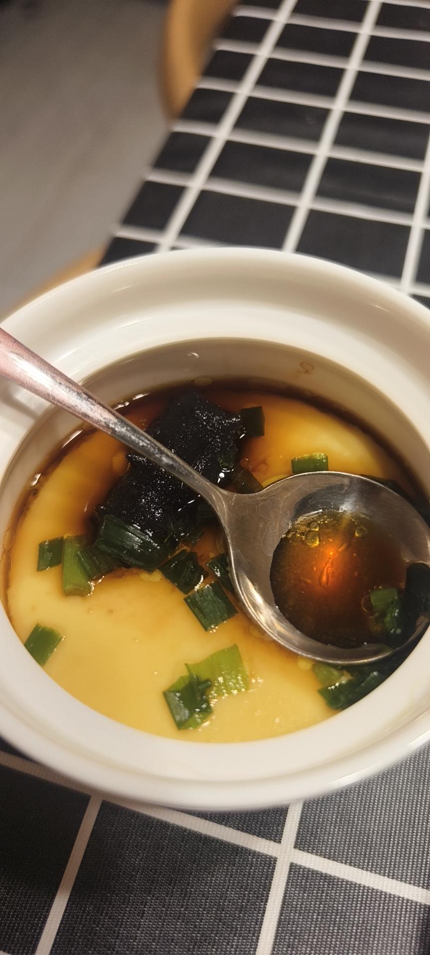 一碗美美的蒸水蛋（海参炖蛋）