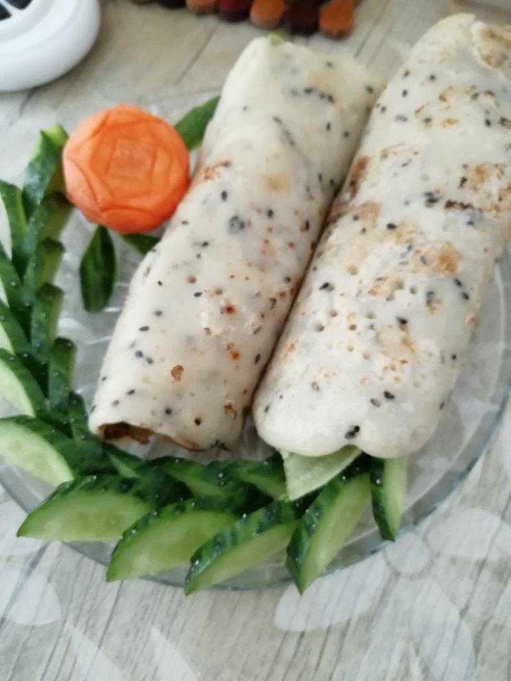 煎饼卷菜