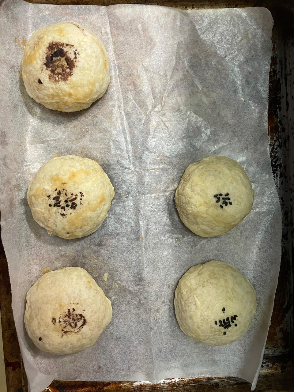 酥皮绿豆饼   酥得掉渣渣