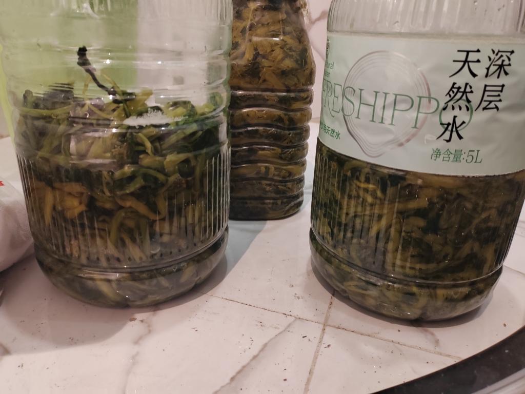 腌苔心菜-自用方子的做法