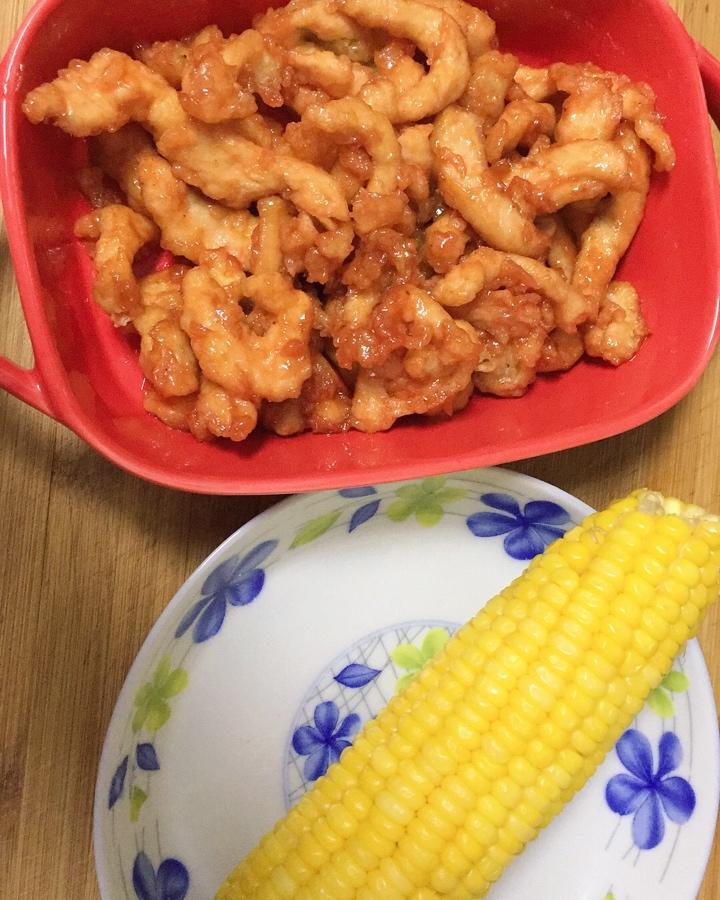 酸甜可口的糖醋里脊(鸡胸肉版)