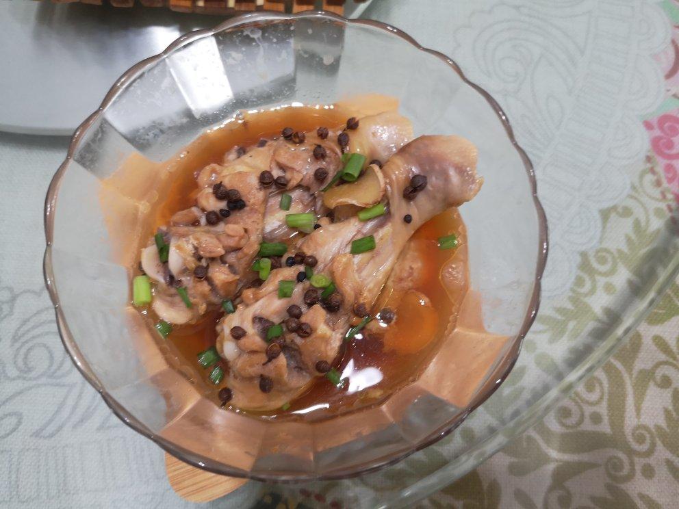 鲜嫩多汁爆好吃椒盐蒸鸡腿