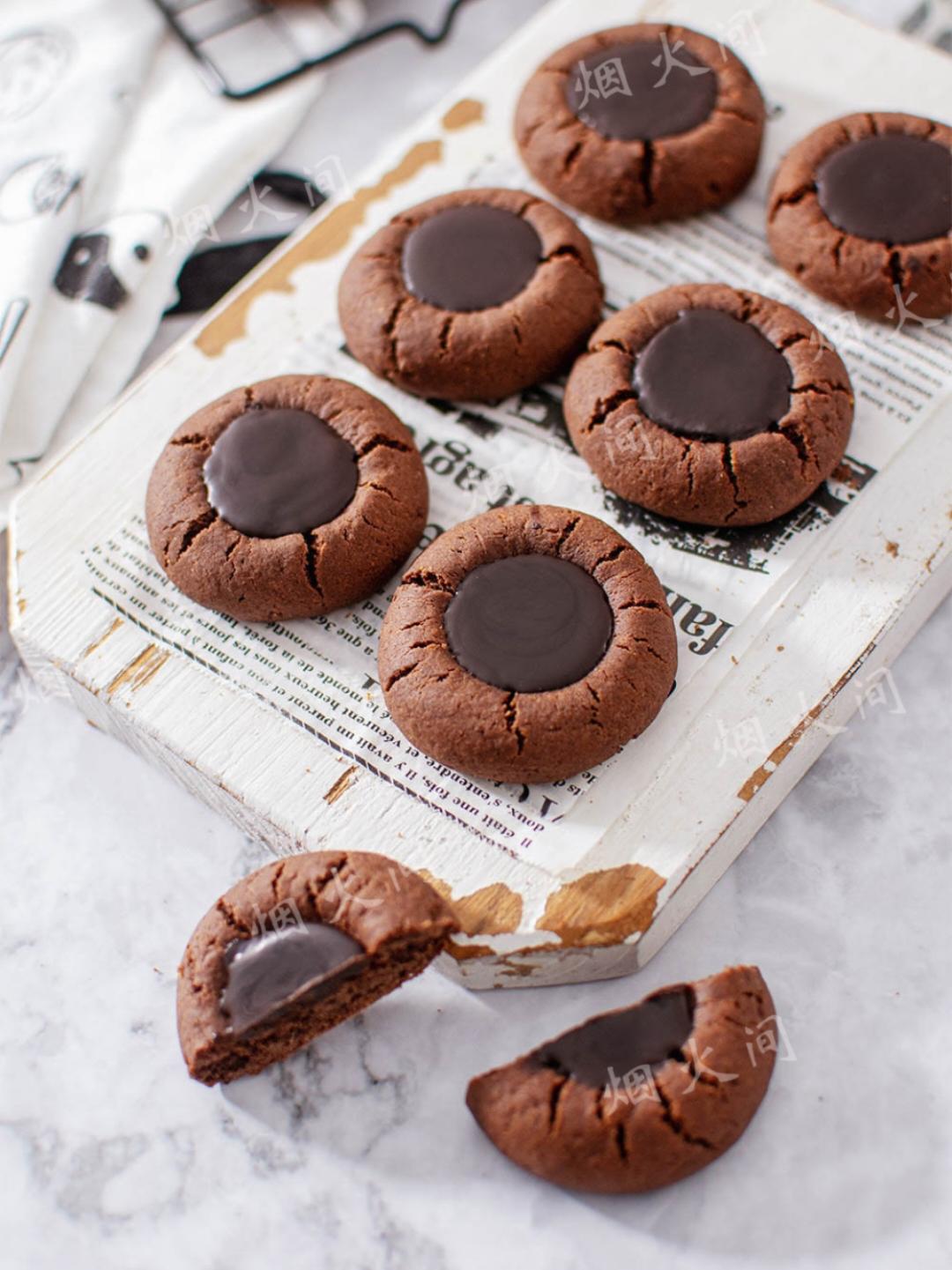 簡單0??失?。∠挛绮栊↑c(diǎn)心｜雙重??巧克力曲奇??