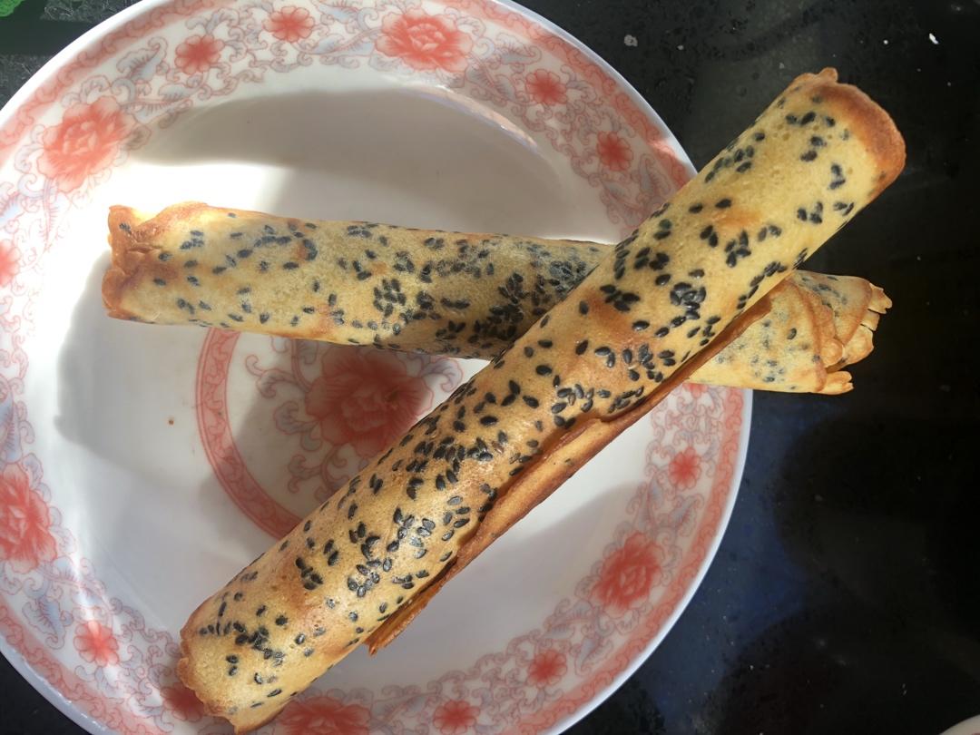 平底锅版脆蛋卷