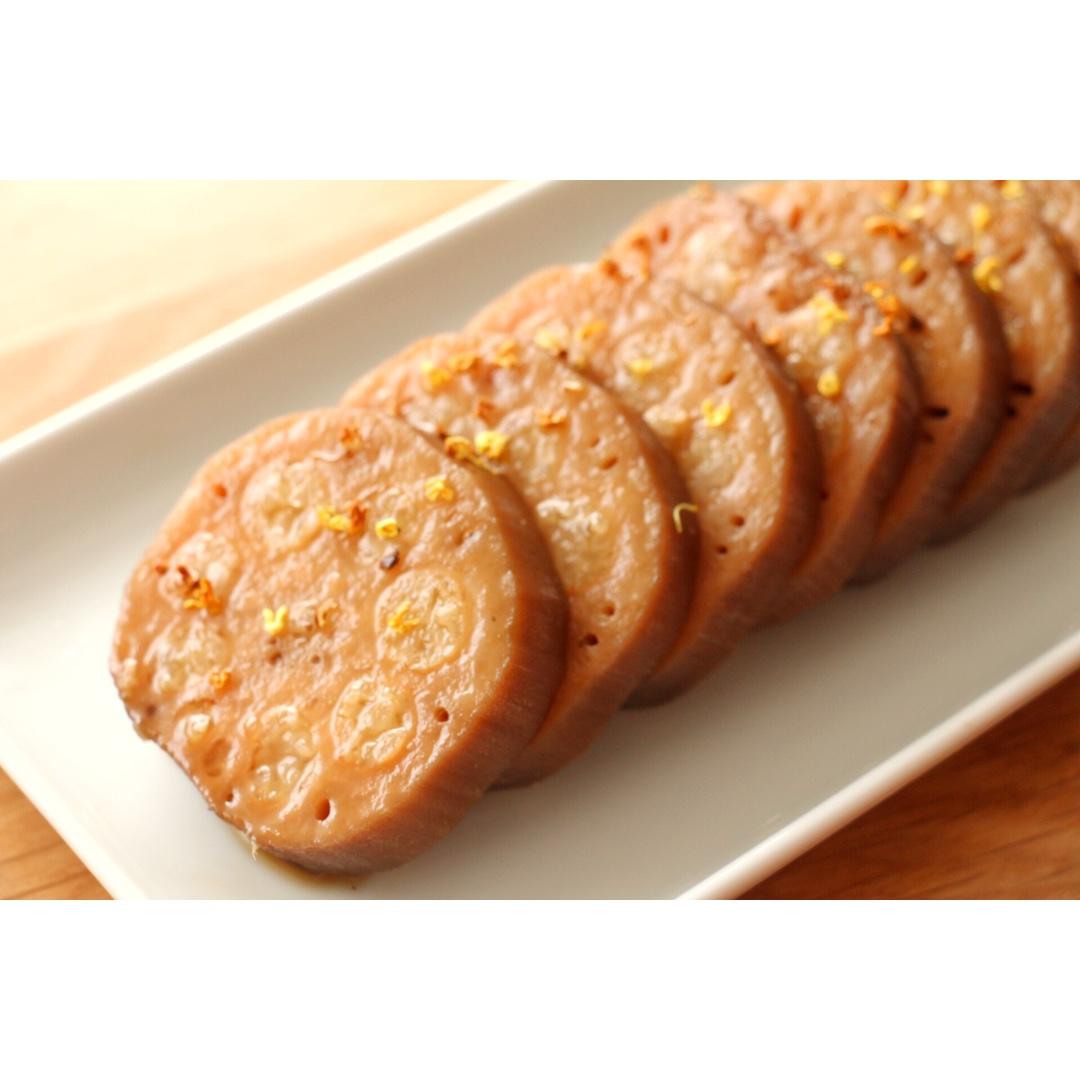 【曼食慢语】桂花红糖糯米藕