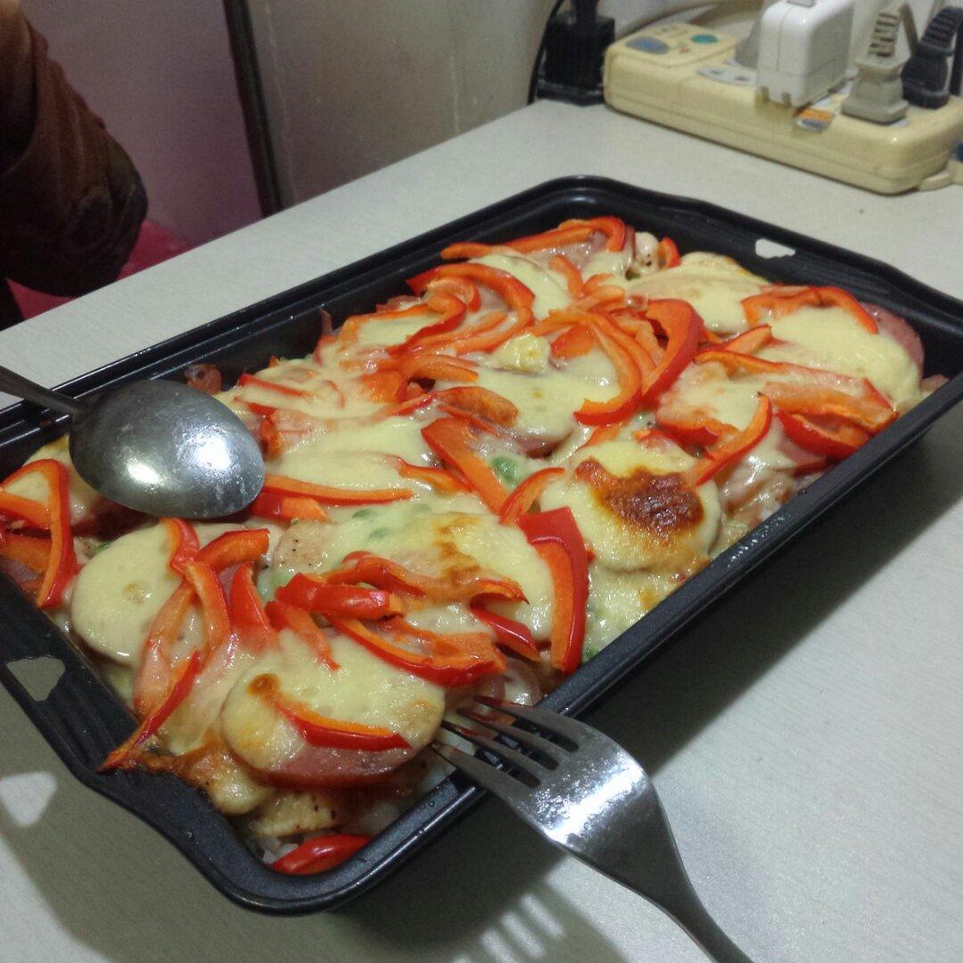 番茄鸡肉浓情焗饭【两人份】