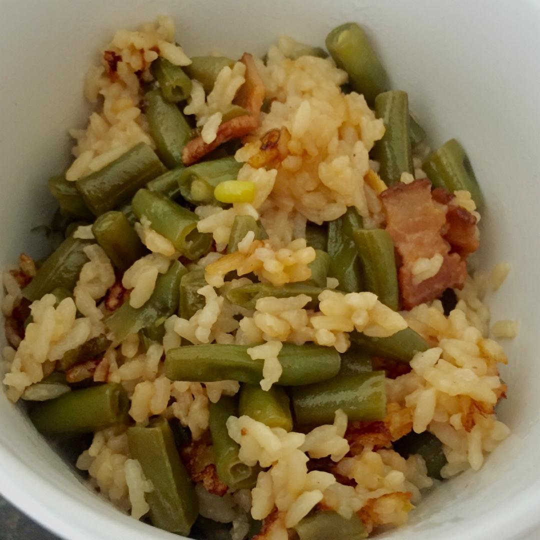 ji做的豆角饭(电饭锅版)