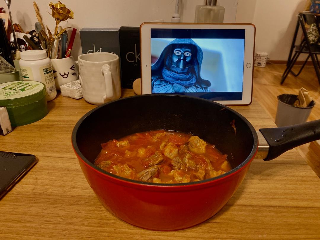 操作简单又开胃的番茄牛腩煲