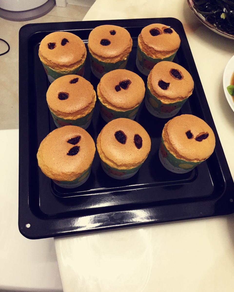 纸杯蛋糕 8寸戚风蛋糕的量