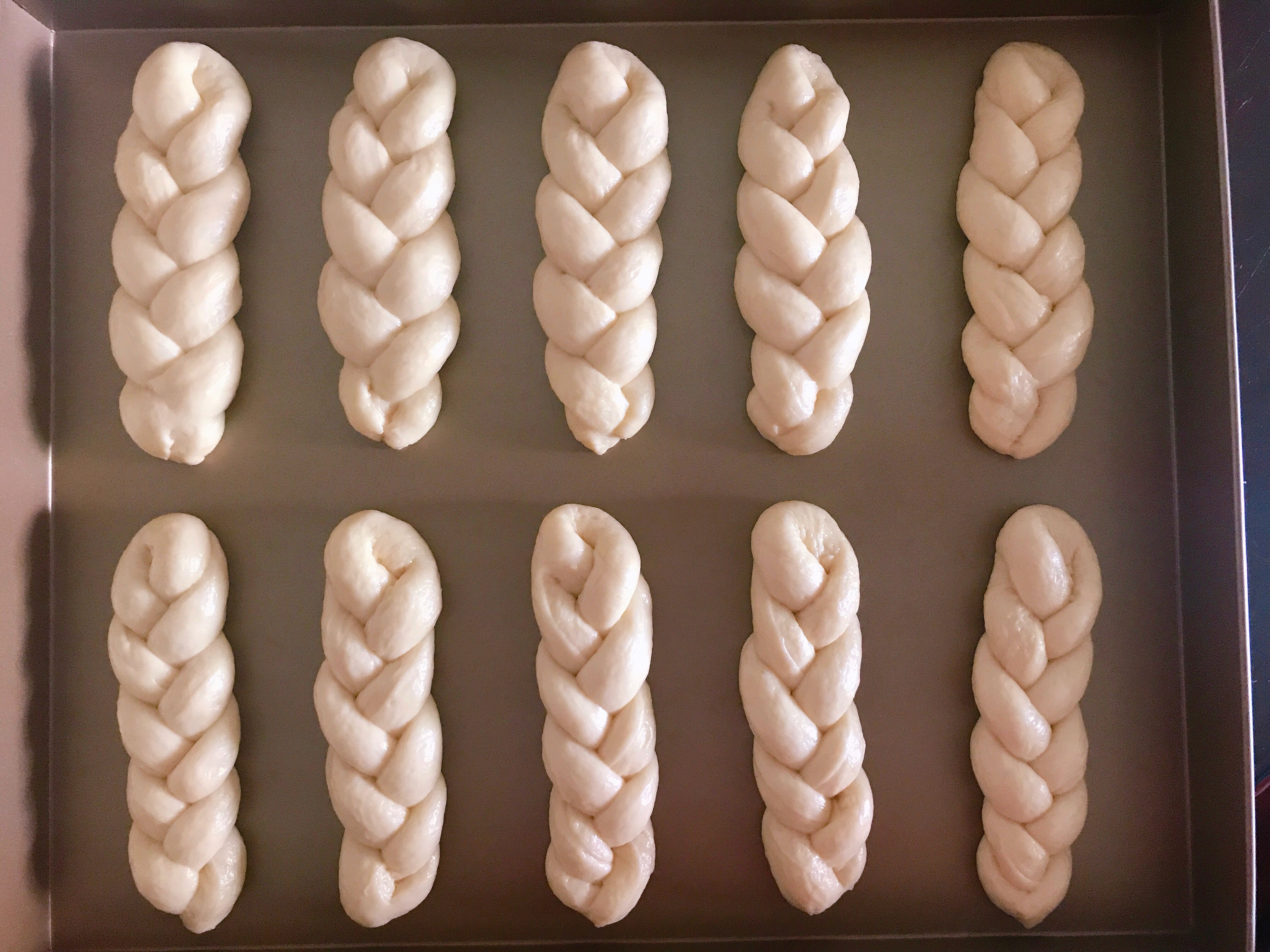 奶酥辫子面包（酸奶老面包）的做法 步骤11