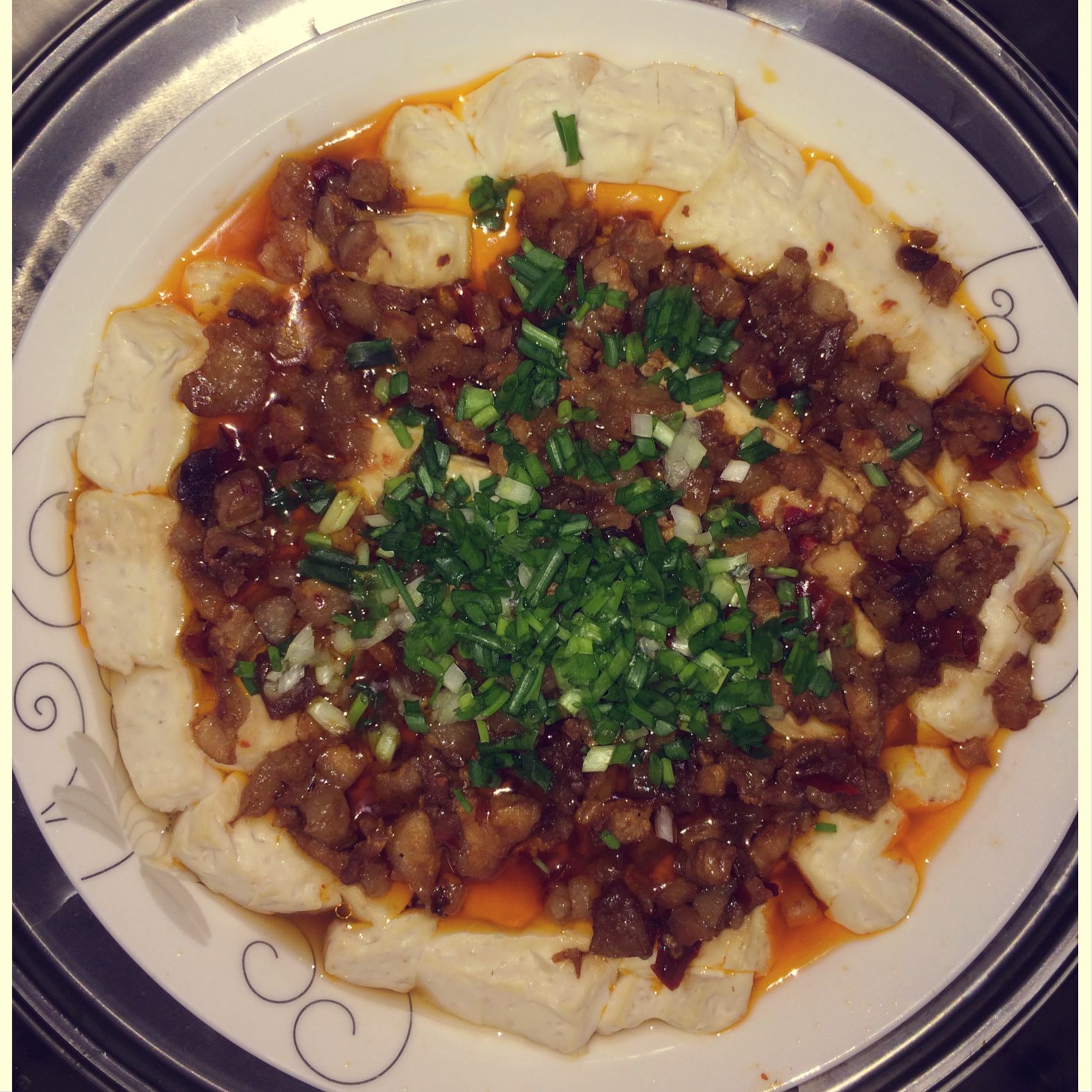 肉末蒸豆腐