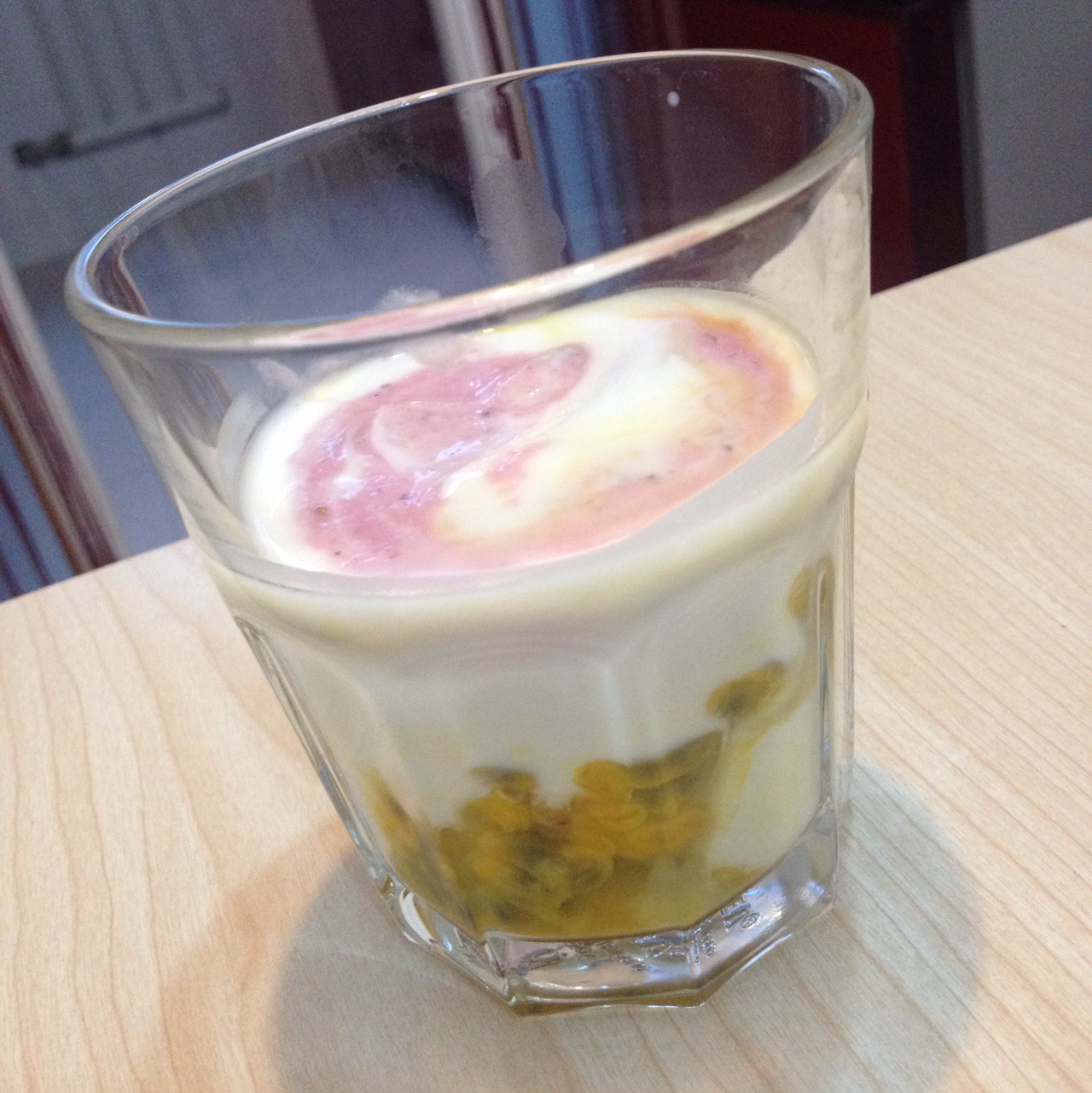 百香果酸奶