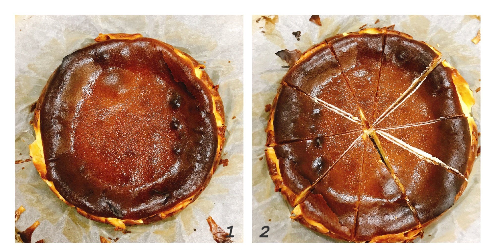 超简单巨好吃·零失败🔥巴斯克烤芝士蛋糕(6寸)