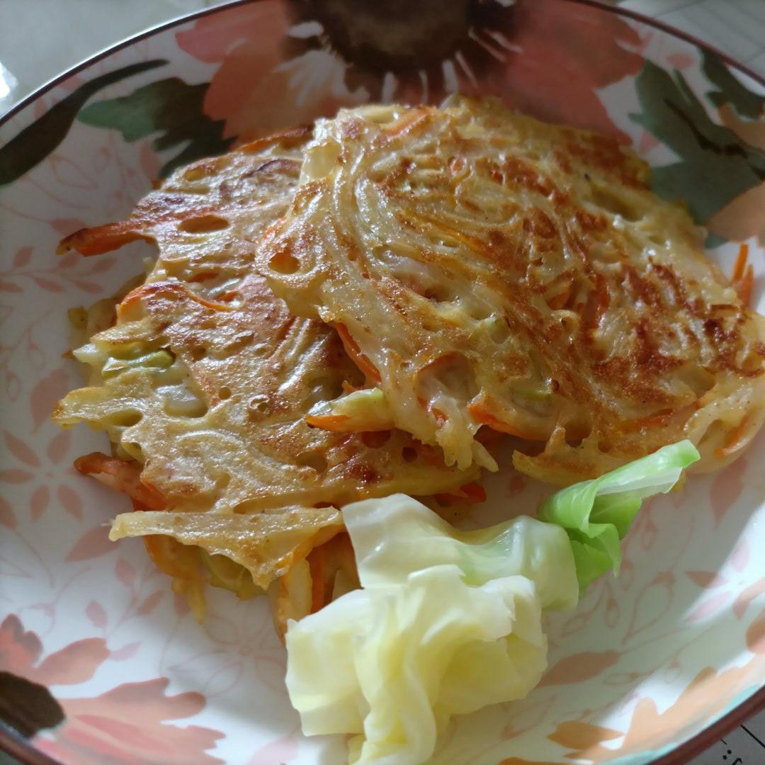 土豆饼(土豆胡萝卜丝饼)