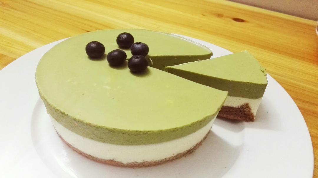 巧克力抹茶慕斯蛋糕